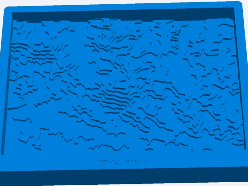 Mount Denali Relief Map