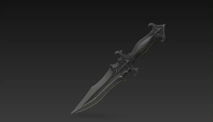 knife gotic 5-0