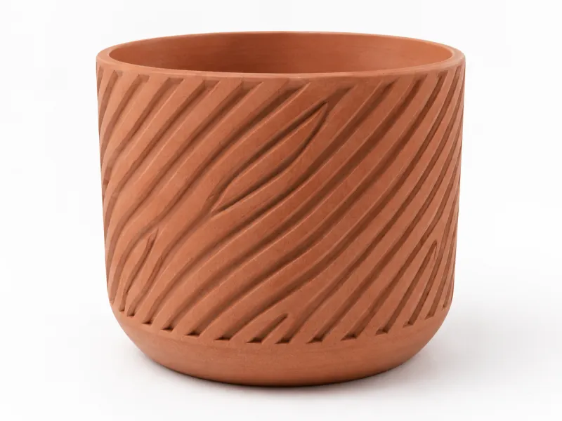 Vase Abstrait aux Racines