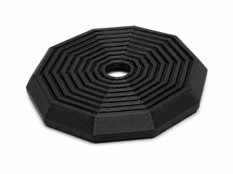 Print in Place - Decagonal Concentric-ring Fidget