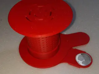 Tube of spool CSF for added silica beads with RFID slot