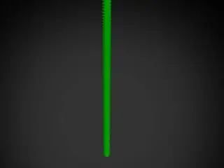 Lego worm gear long rod