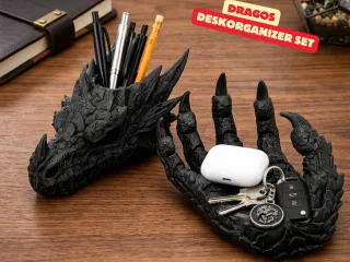 DRAGON DESK ORGANIZER SET (DRAGOS) 🐉