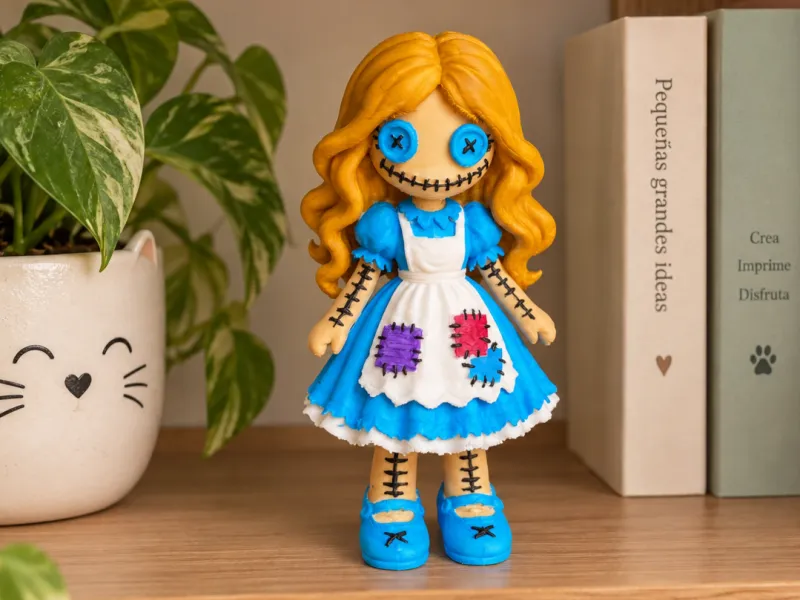 Spooky Alice in Wonderland Figure