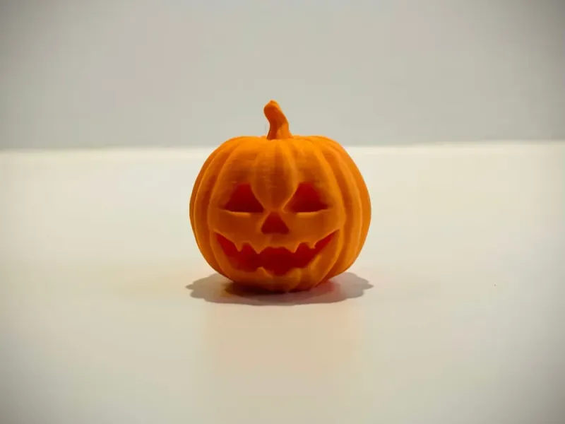 Cabeça de abóbora assustadora de Halloween