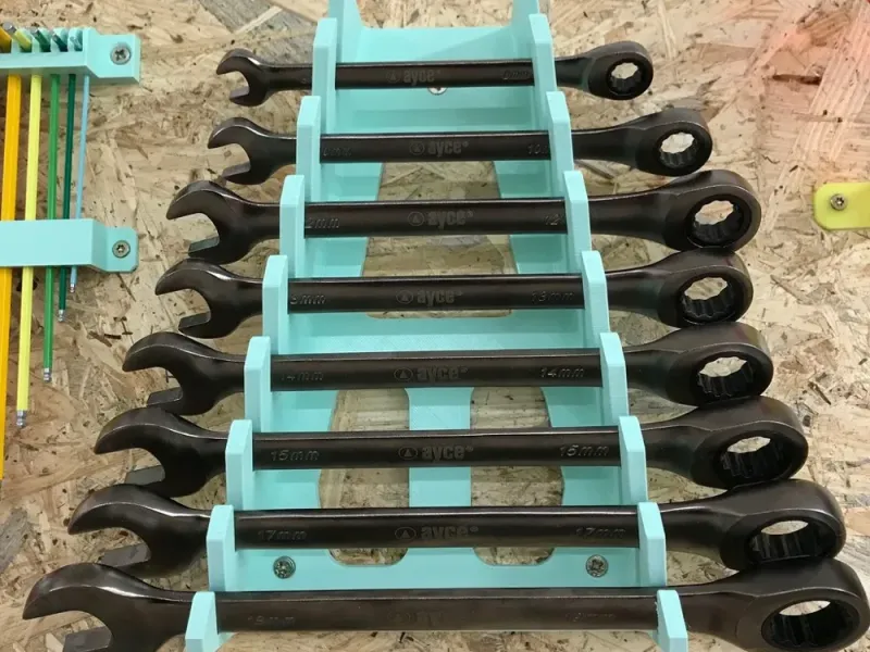 Open End Wrench Organization Holder