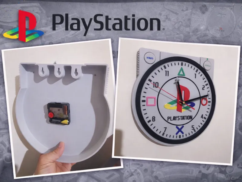 PlayStation Wall Clock Multicolor