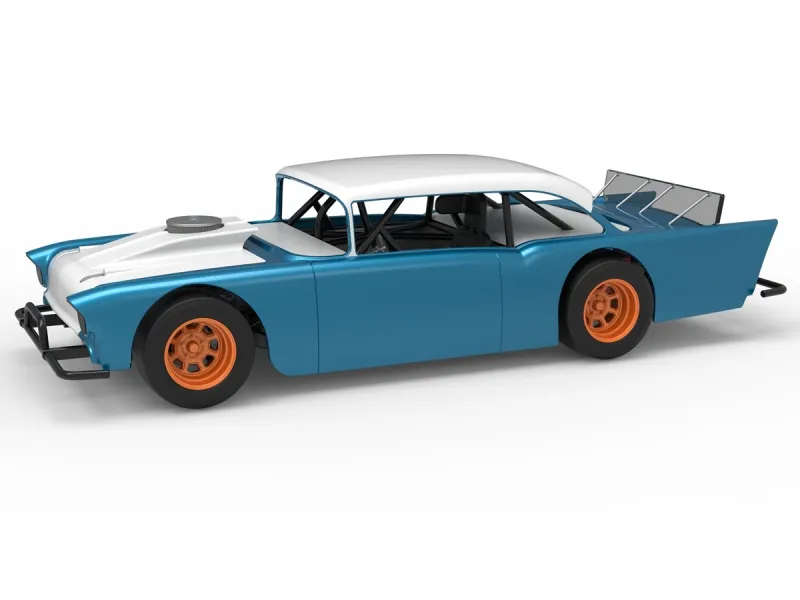 Vintage Asphalt Modified stock car V11 Scale 1:25
