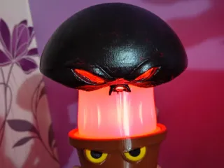 Plants vs Zombies Fusion Doom shroom Lamp