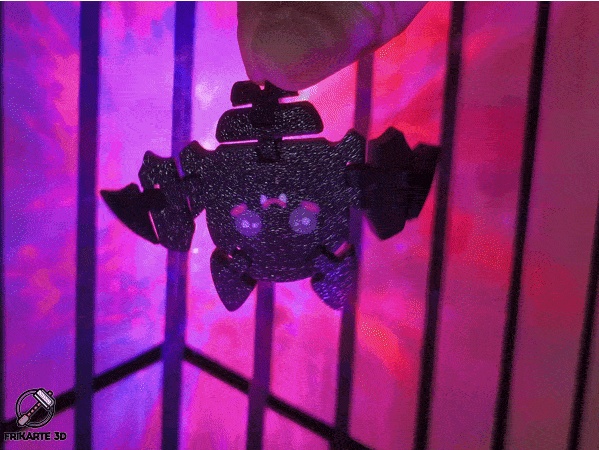 🦇 Cute Flexi Bat – Articulated Halloween Bat
