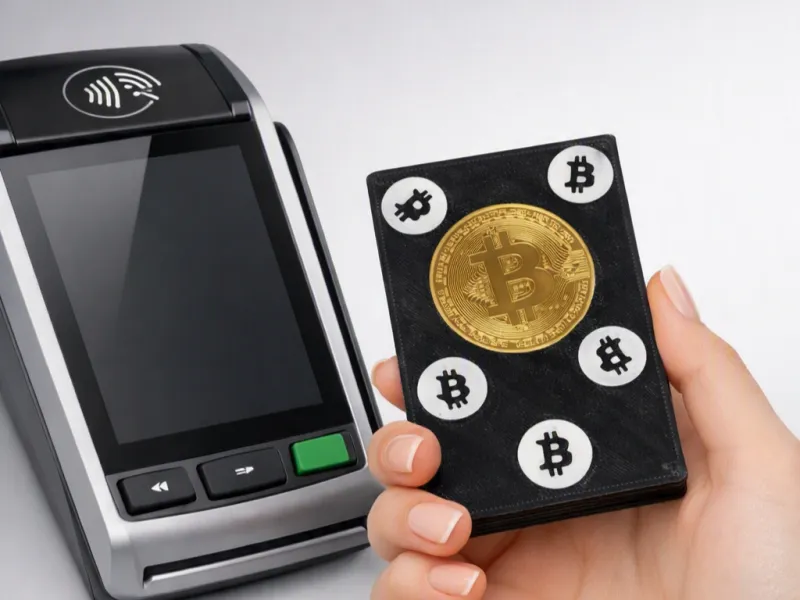 Carte de paiement Bitcoin