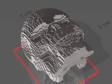 PIXEL SKULL COOL 3D PROP-0