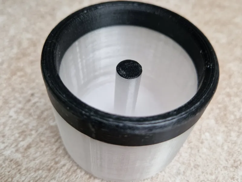 Washing liquid cup visually impaired