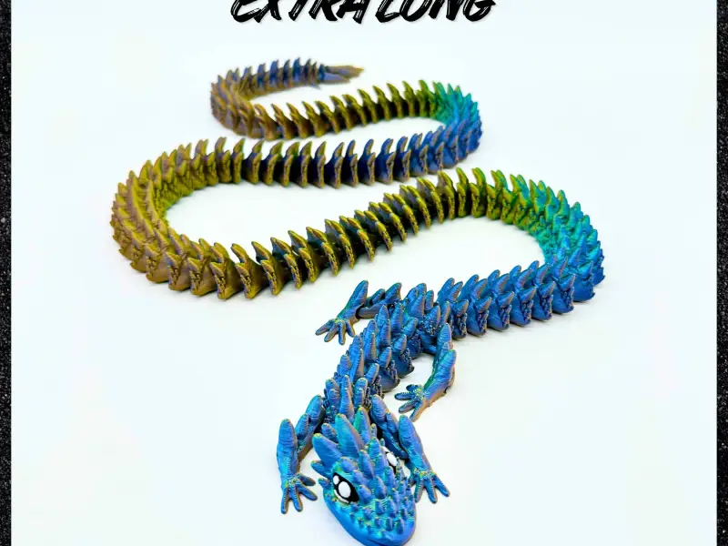 Spiky Mountain Dragon - Extra Long Version