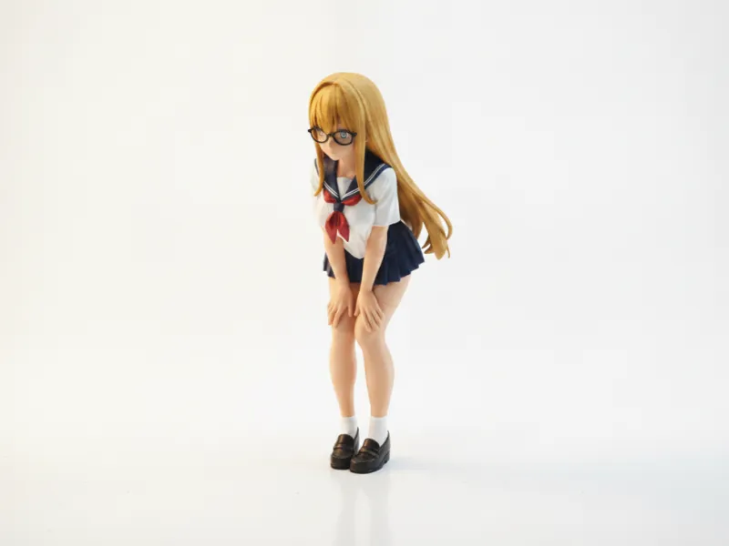 Estatueta de Menina de Anime Personagem Feminino para Impressão 3D