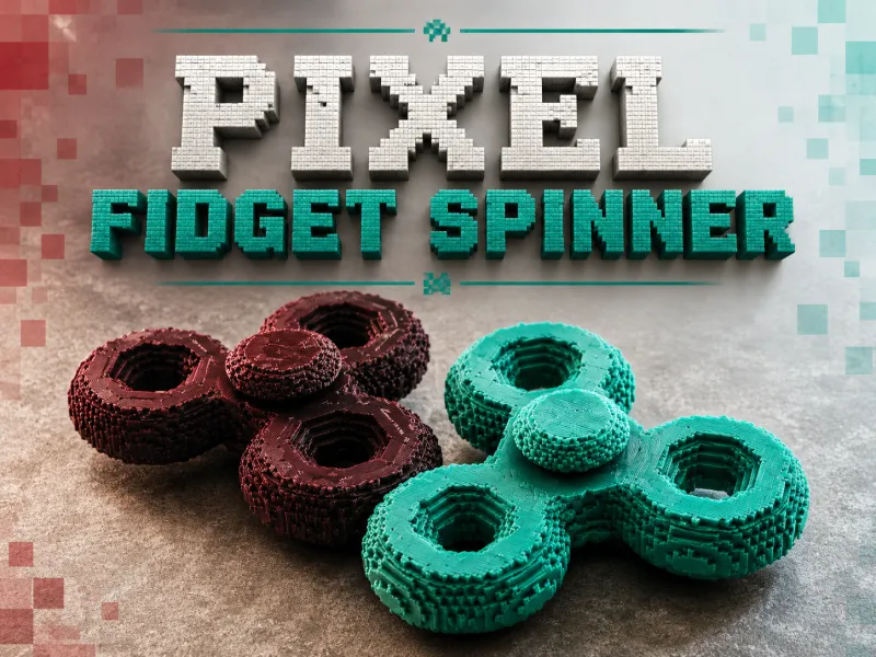 Pixel Fidget Spinner