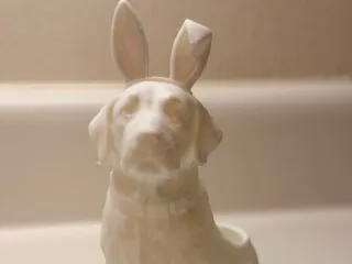 Labrador Easter Bunny Flower Pot