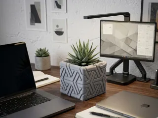 Modern cube - multi-purpose storage box