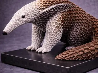 Ameisenbär, Hexa Skulptur
