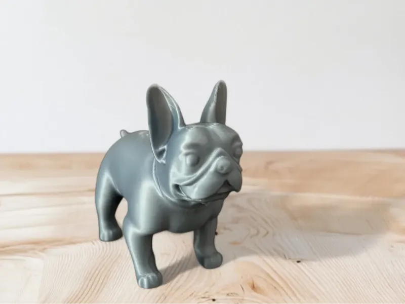 3D Geprinte Franse Bulldog - Elegantie en Realistische Details