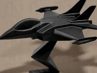 Jet Plane with Stand