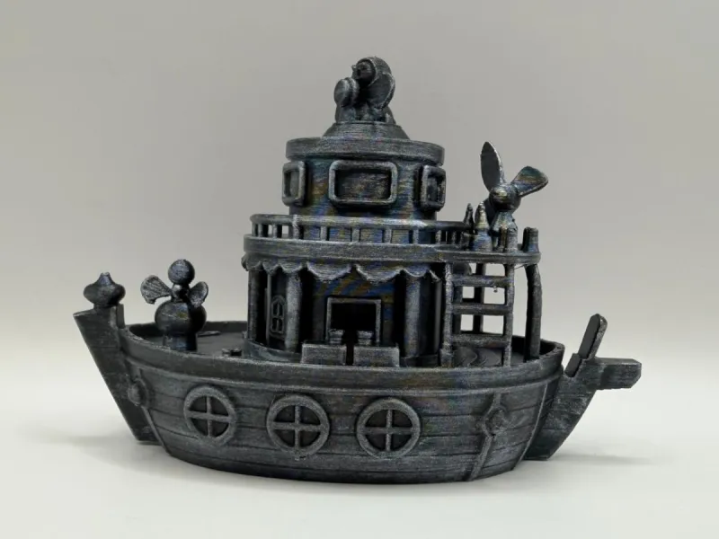Modelo de Barco de Vapor de la Flota