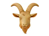 Goat Head Wall Mount-0