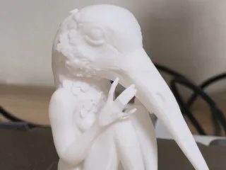 humanoid bird