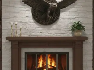 Celtic Hawk Wall Plaque