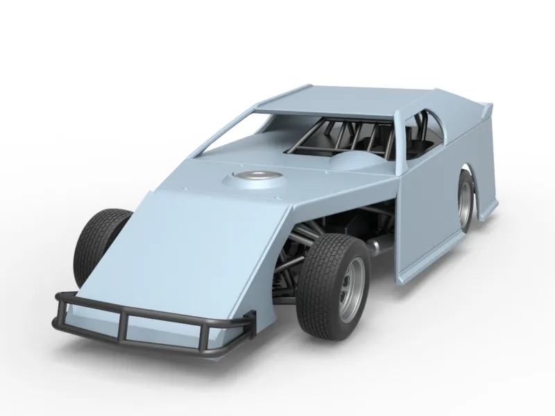 Mașină stock car Dirt Modified la scara 1:25