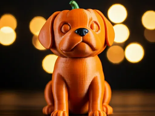 Cute Pumpkin Dog