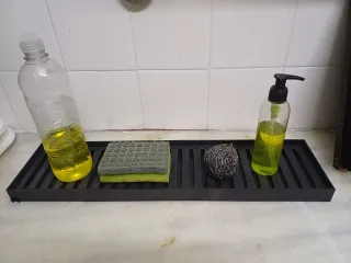 SLOTTED SINK ORGANIZER TRAY