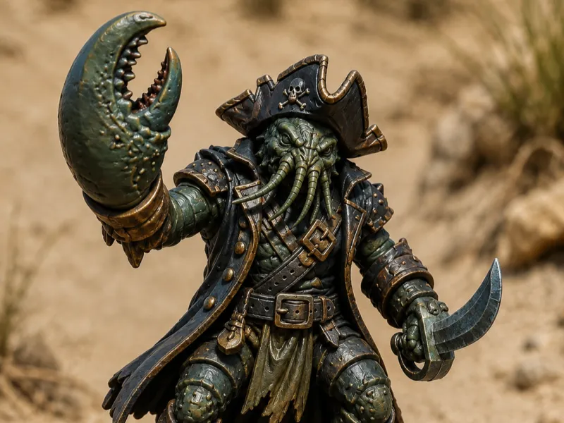 capitain crab, terrific pirate, for RPG and tabltop