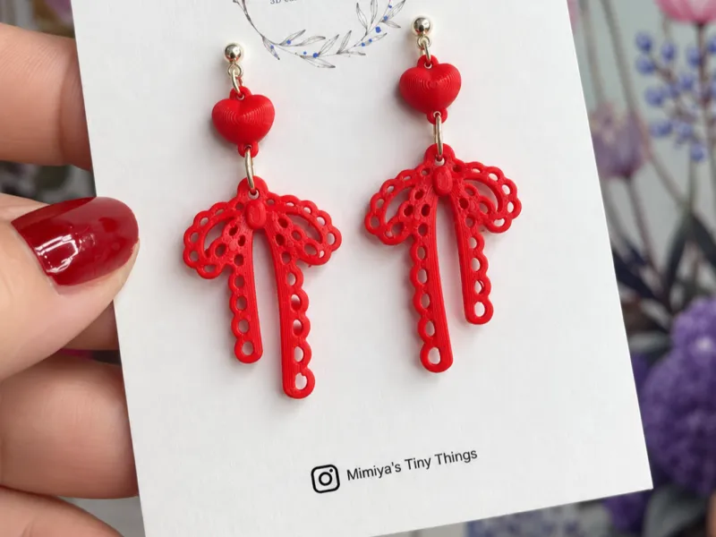 LaceBow earring