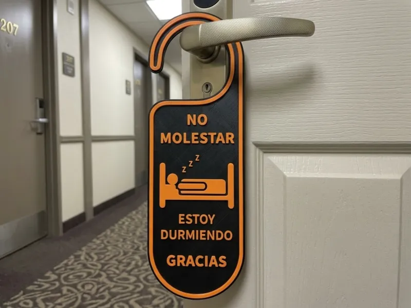 Colgador de Puerta – Descanso en Curso