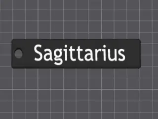 Zodiac Keychain Sagittarius