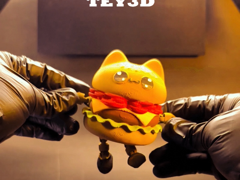 kawaii burger articulated