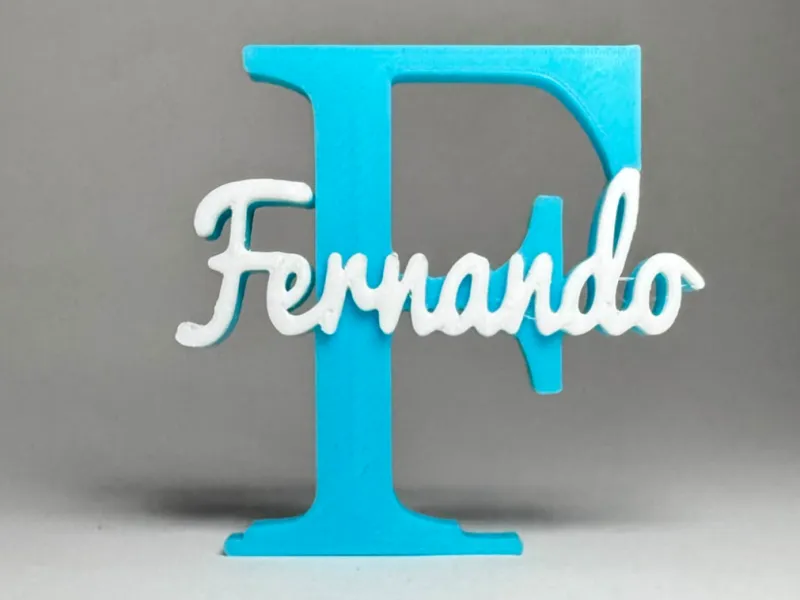 3D Name Plate - Fernando