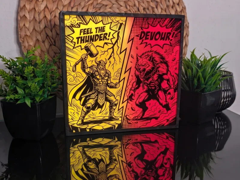 Thor vs. Werewolf Beast - Complete Comic Lightbox