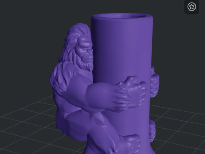 Sasquatch Pencil.Cup