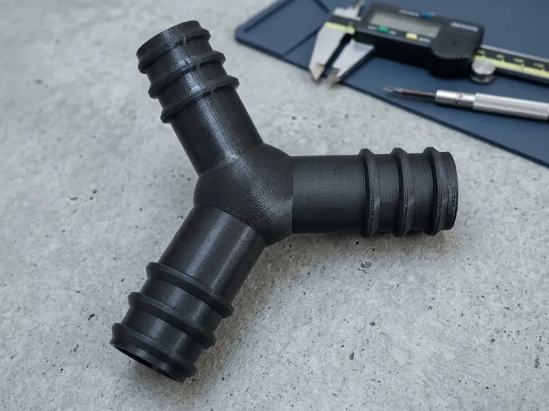 Y型継手 / チューブ分岐器 - 直径19 mm（Y型ホース
