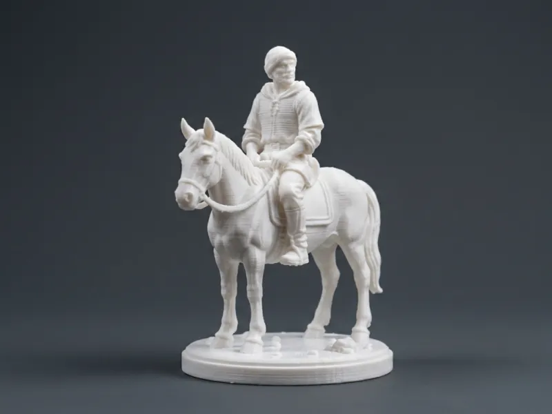 中世纪马背骑士3D模型