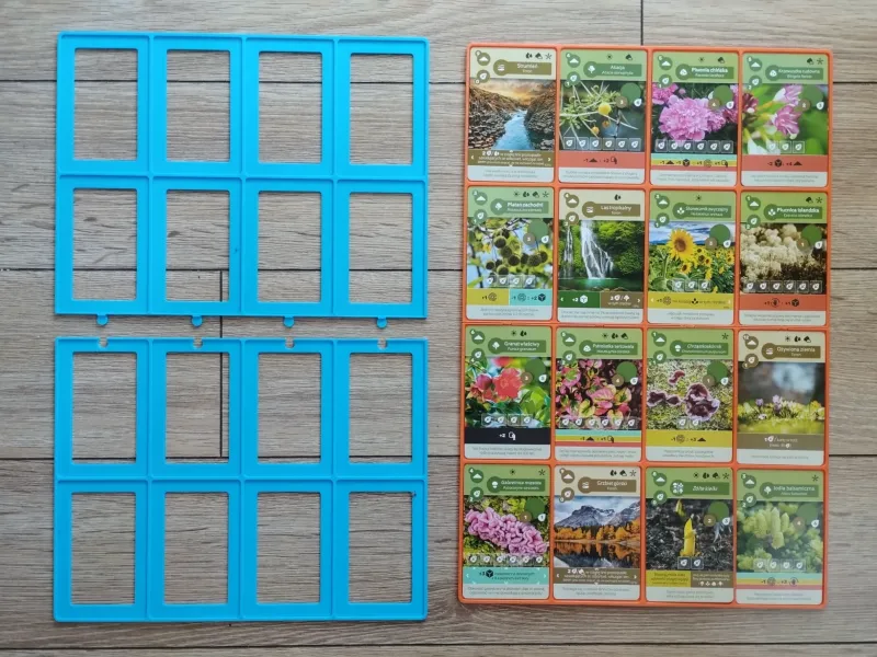 4x4-Kartenraster für das Brettspiel Earth