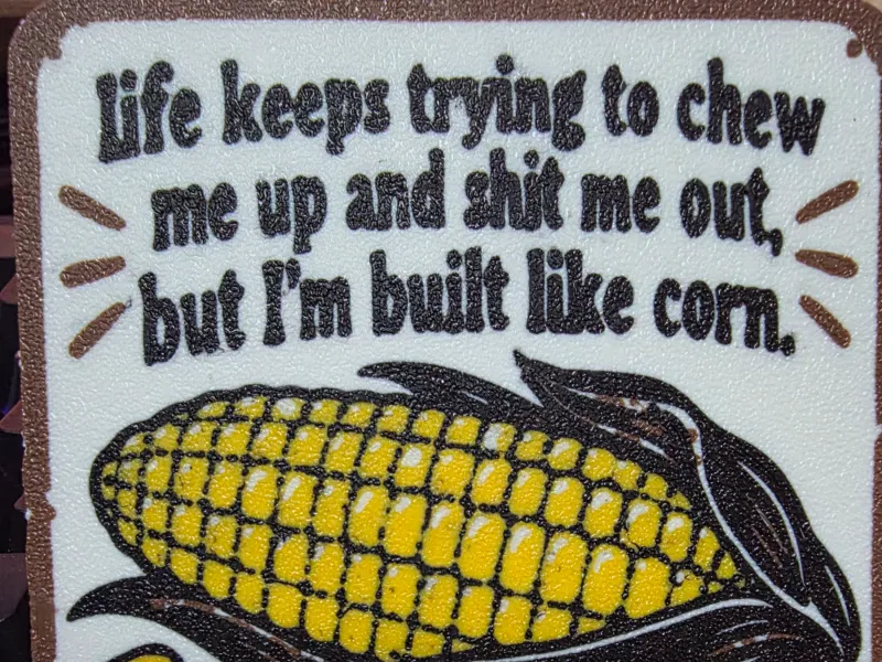 Built like Corn sign