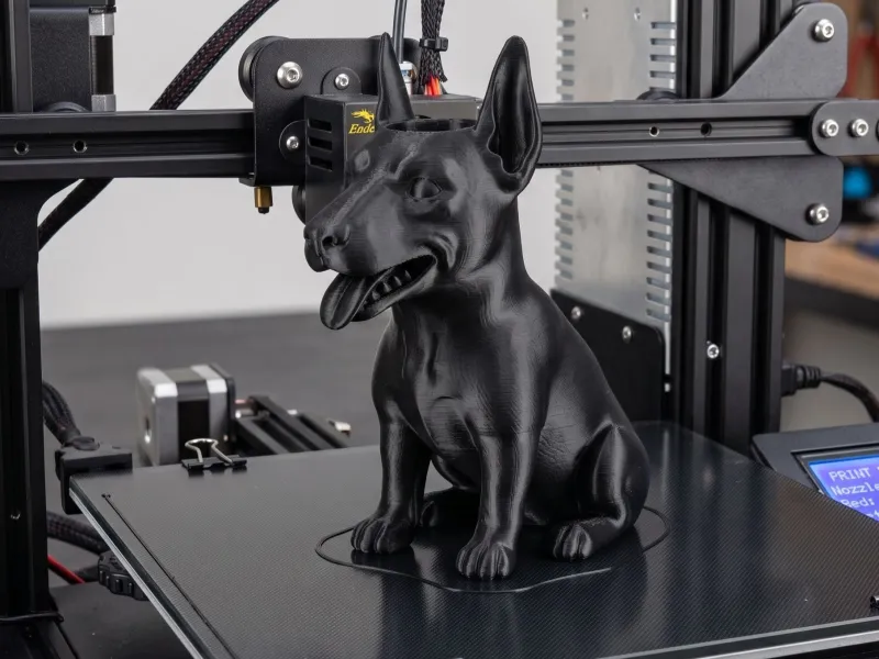 Pot de fleurs Dobermann