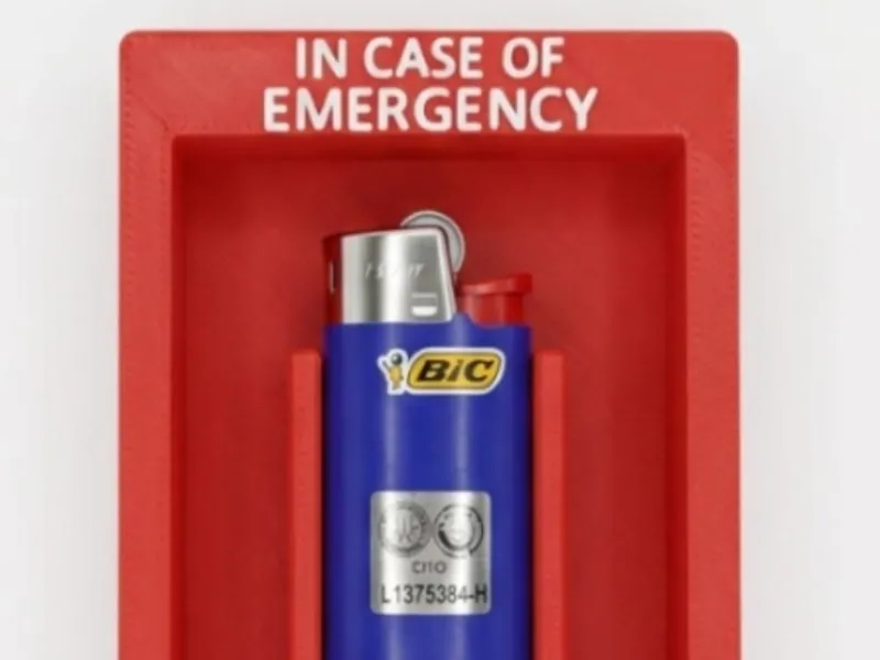 En Caso De Emergencia Encendedor BIC maxi