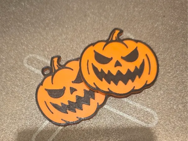 Halloween Pumpkin with a Spooky Smile