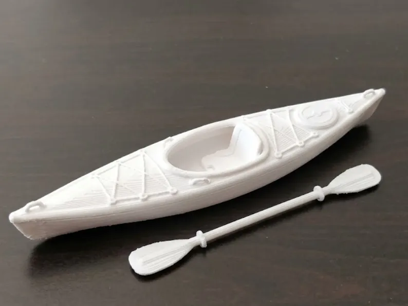 Kayak with Paddle