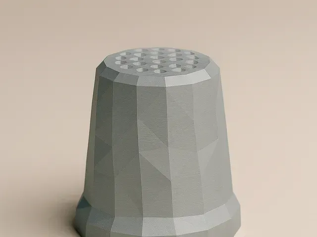 Low Poly Thimble 3D Model
