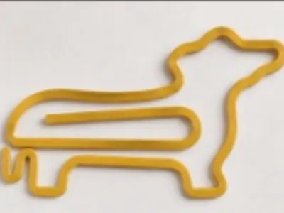 Dog paper clip